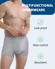 REELINDRY gray underwear side view showing slim silhouette under clothing