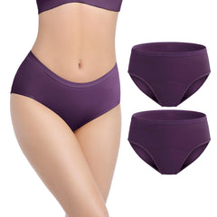 REELINDRY women's incontinence underwear berry 2xl front view for a breathable, secure feel.