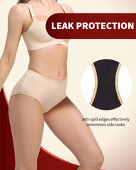 REELINDRY absorbent core image highlights 2 oz capacity for light leakage protection.