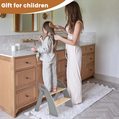 Reeple step stool base with non-slip pads for stable grip