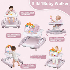 RefoereBabe height-adjustable walker adapts as baby grows for comfortable walking