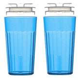 Reflo Smart Cup Bundle Blue 2-Pack packaging highlights durable, kid-friendly design.