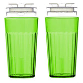 Reflo Smart Cup Bundle green front view promotes independent sipping