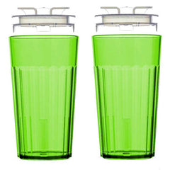 Reflo Smart Cup Bundle green front view promotes independent sipping