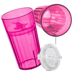 Reflo Smart Cup Bundle red 2-pack side view highlights balanced flow from any angle