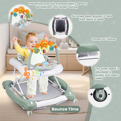 Bouncer mode supports gentle rocking for soothing moments.