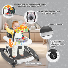 RefoereBabe height-adjustable walker supports growing babies at the right level.