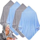Reginary four-pack baby towels pack shot highlighting value and variety