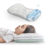Reidio Toddler Pillow with cooling dots offering summer neck support.