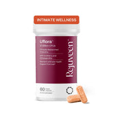 Rejuveen Uflora bottle showing 60 capsules for vaginal health support