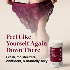 Rejuveen Uflora packaging box highlighting cranberry and ashwagandha blend