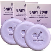 Relaxcation baby soap bar with lavender for gentle newborn cleansing