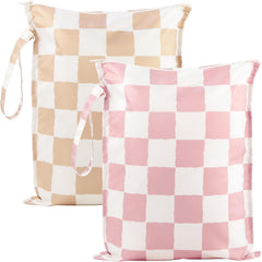 RelaxScene wet bag close-up with durable zipper for mess containment.