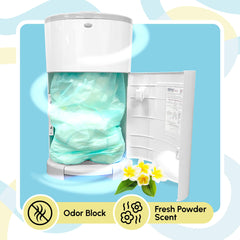 Reli odor-blocking material keeps the nursery odor-free between changes.