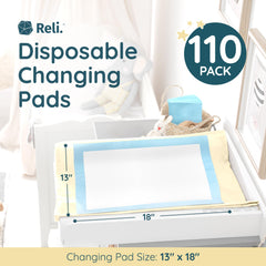 Reli soft quilted top provides a gentle touch for baby skin.