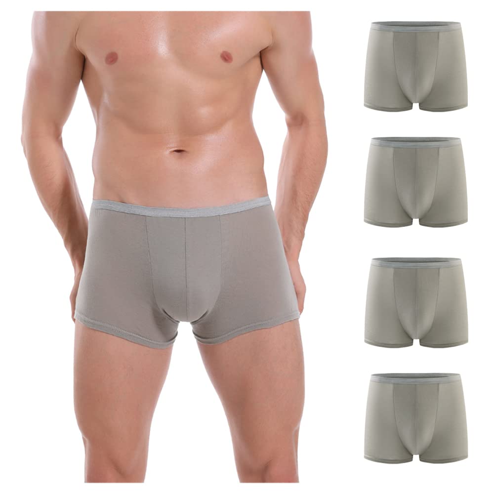 Reljoyinn mens disposable underwear grey 8-pack shown for convenient travel and changes