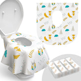 Relyo Owl-pattern toilet seat covers provide full coverage with a kid-friendly design.
