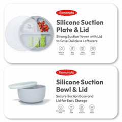 Remonda extra-large suction base anchors plates to reduce tipping.