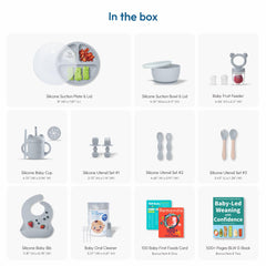 Remonda self-feeding utensils sized for tiny hands and confident self-feeding.