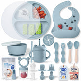 Remonda 23-piece feeding set with suction plate keeps meals tidy