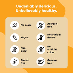 Renzo's Invincible Vitamin C orange flavor close-up for tasty immune support