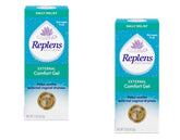 Replens External Comfort Gel bottle front view showing fragrance-free, quick-drying relief