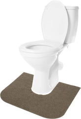 RESILIA potty mat round absorbent tan protects floors after potty trips