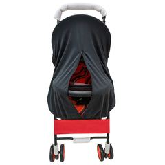 RESTCLOUD sun shade for strollers providing full coverage and UV protection during sunny strolls