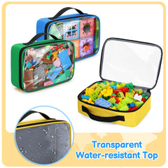Rexmica four packs zippered pockets help organize different toy types