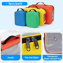 Rexmica small green bag with side pocket for organizing small parts on the go