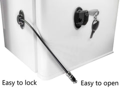 REZIPO cabinet lock compact design for safe storage in tight spaces