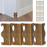 RFORPLY bronze corner protector on a jewelry box adds vintage charm and protection.