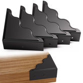 RFORPLY table metal corner protector shields corners with a stylish black finish.