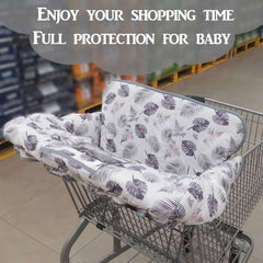 RHYDEER high chair cover versatile for meals and travel.