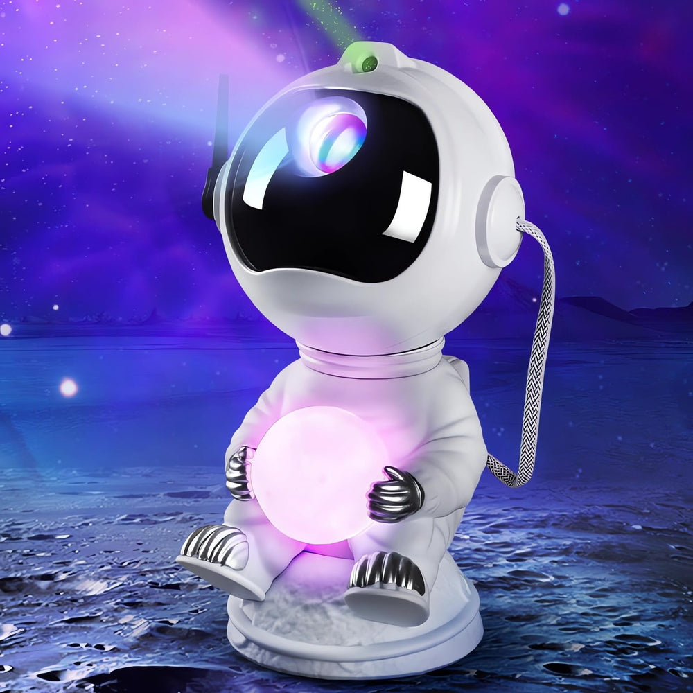 RicecdCAT Spaceman Galaxy Projector with remote control brightens kids' room