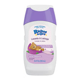 Ricitos de Oro lavender and lettuce lotion bottle for gentle baby skin.