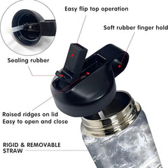 rickyh style kids bottle with colorful coating offers comfortable grip