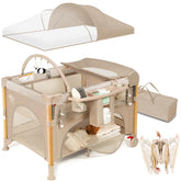 RICUTON baby bassinet beside crib with open side for nighttime soothing