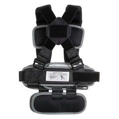RideSafer compact travel setup highlights ultra-lightweight design for easy packing.