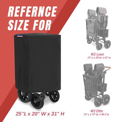 Rilime wagon cover shows adjustable drawstring for a snug, secure fit
