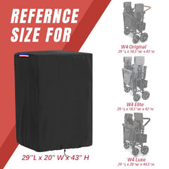 Rilime wagon cover with adjustable drawstring for a snug, wind-resistant fit.