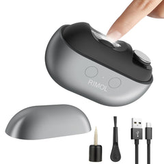 RIMOL electric nail clipper with LED light for precise trimming