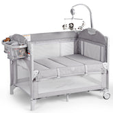 Rinnebbit bedside-sleeper 4-in-1 cradle supports easy nighttime feeding and safe sleep