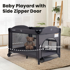 Rinnebbit bedside sleeper height adjust with secure bed attachment.