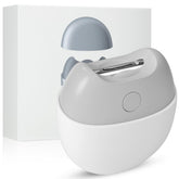RIRC electric nail clipper showing USB charging for convenient travel use.