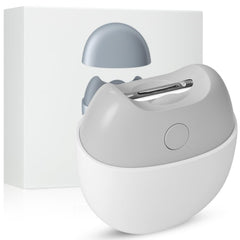 RIRC electric nail clipper showing USB charging for convenient travel use.