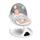 RIVIPLOU Electric Baby Swing with remote control for convenient soothing sessions