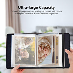 RMJKXQZG slip-in pocket design, simple insertion and secure storage for 4x6 photos