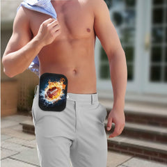 Rnyleeg ostomy bag cover open-back design for easy placement