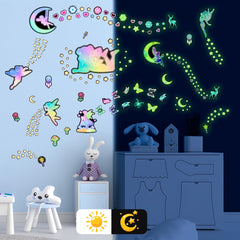 Robmoda hearts wall stickers create a playful bedroom accent